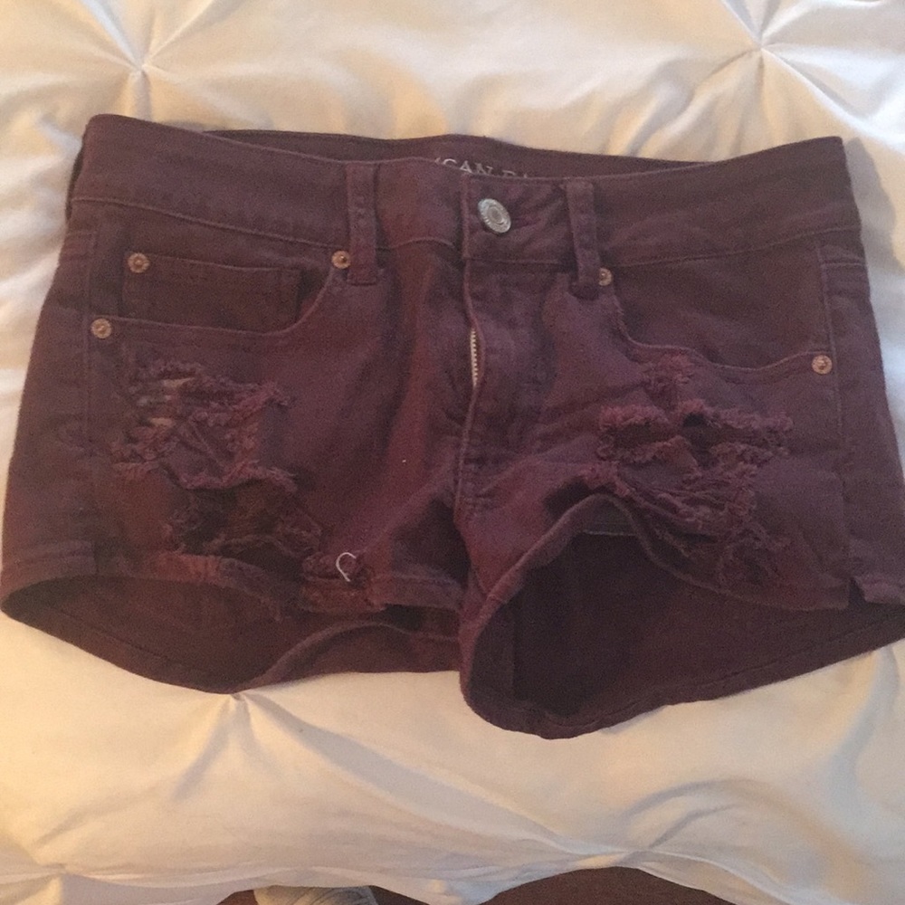 Denim shorts